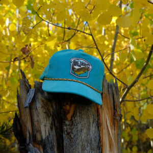 Big Trout Brewing teal corduroy hat